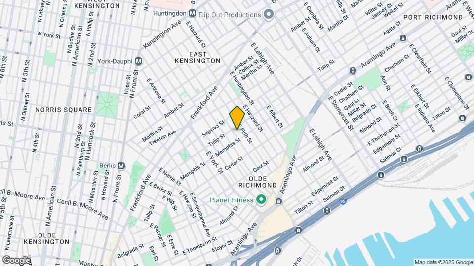 2317 E Cumberland St Map and Location Details