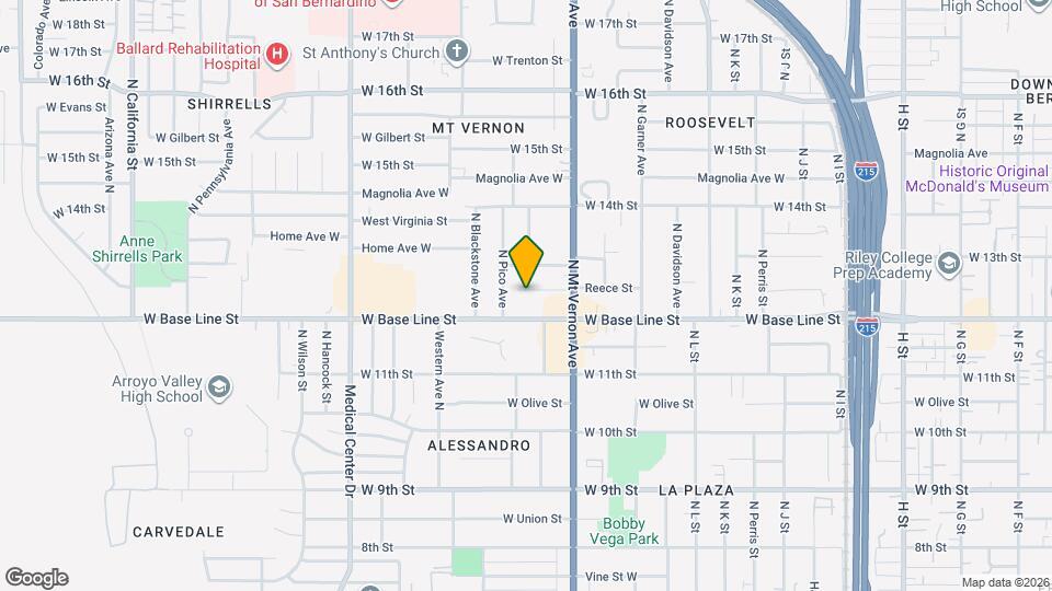 1375 Reece St Map and Location Details