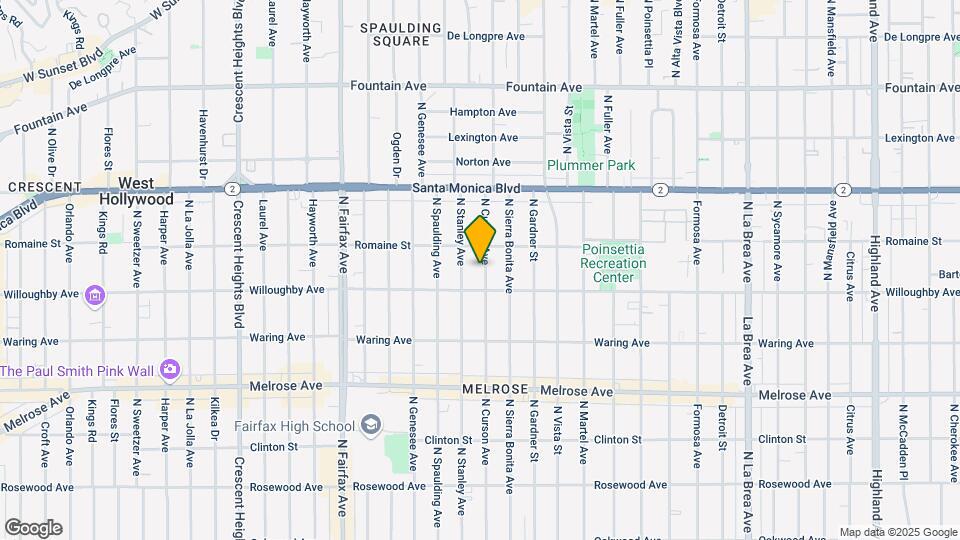 Ascent at 925 Curson Apartments Mapa y Detalles de la Ubicación