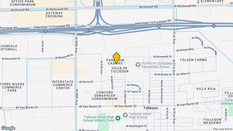 9514 W Garfield St Map and Location Details