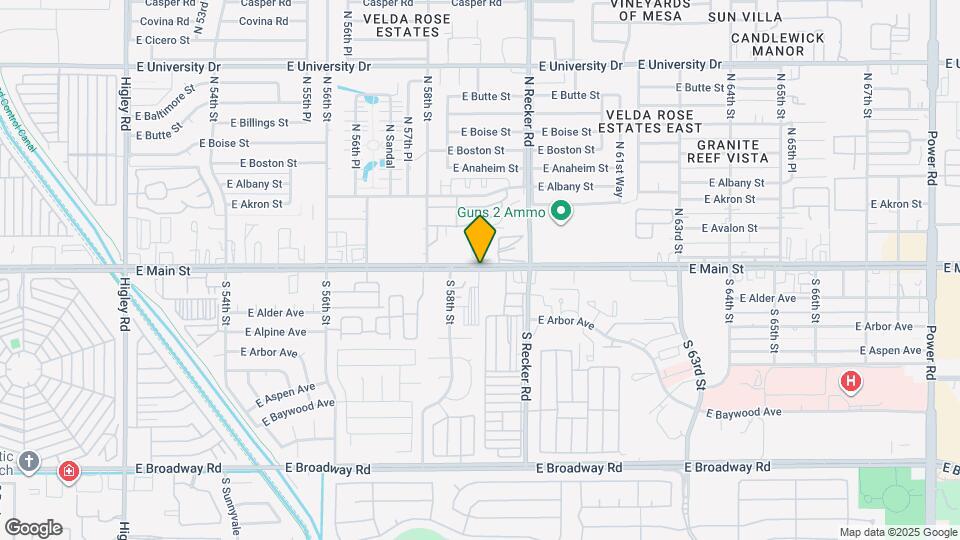 Silver Creek Apartments Map and Location Details