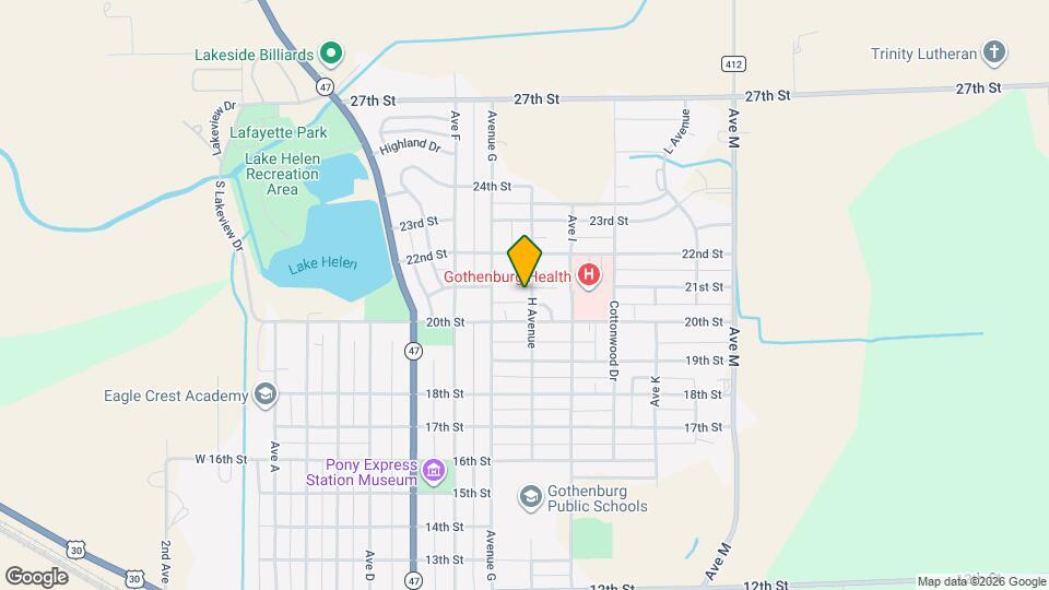 2016 H Avenue Map and Location Details