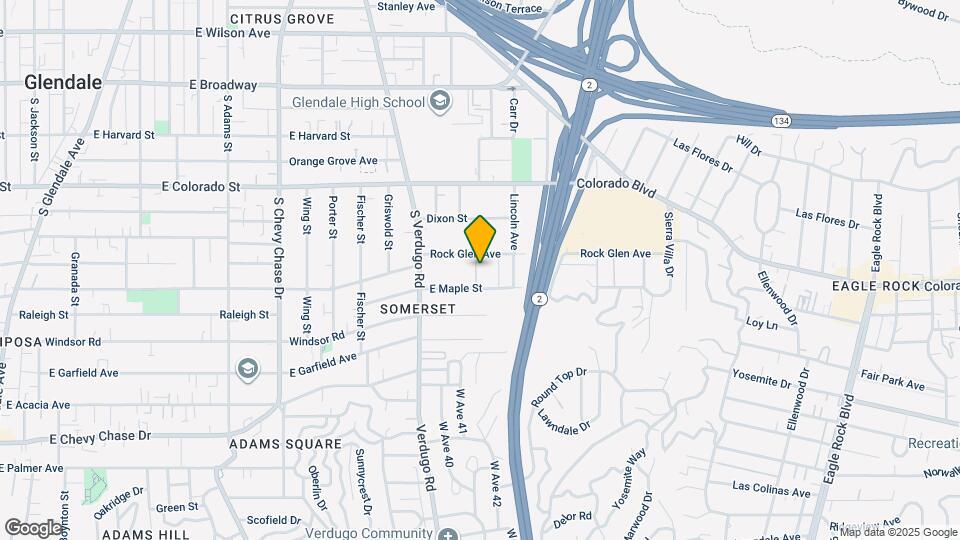 Rock Glen Villa Map and Location Details