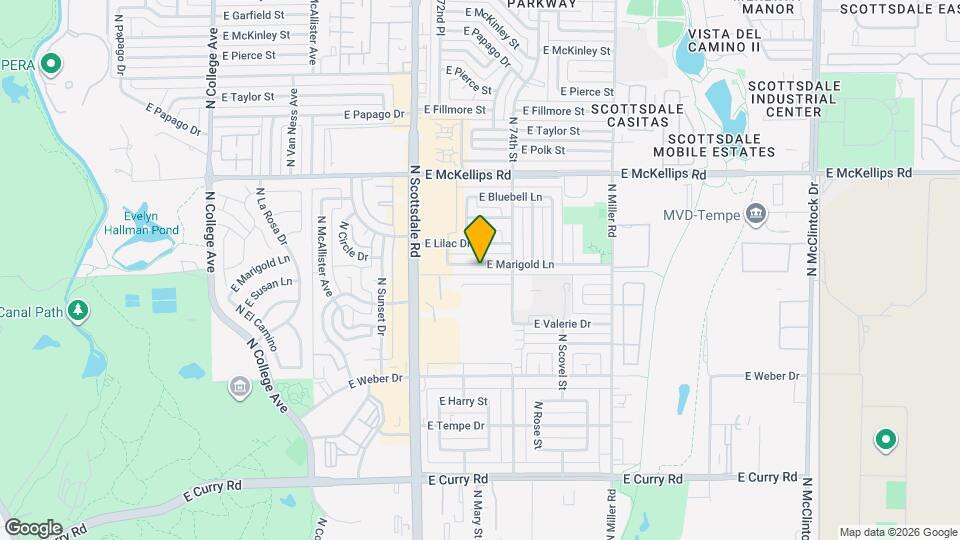 1015 E Marigold Ln Map and Location Details