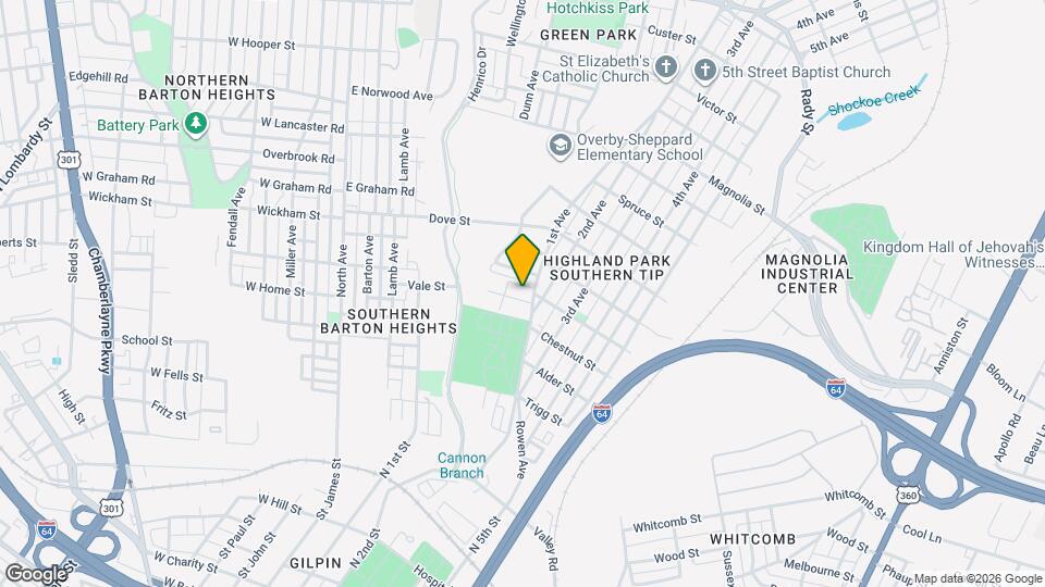 1106 Althea Pkwy Map and Location Details