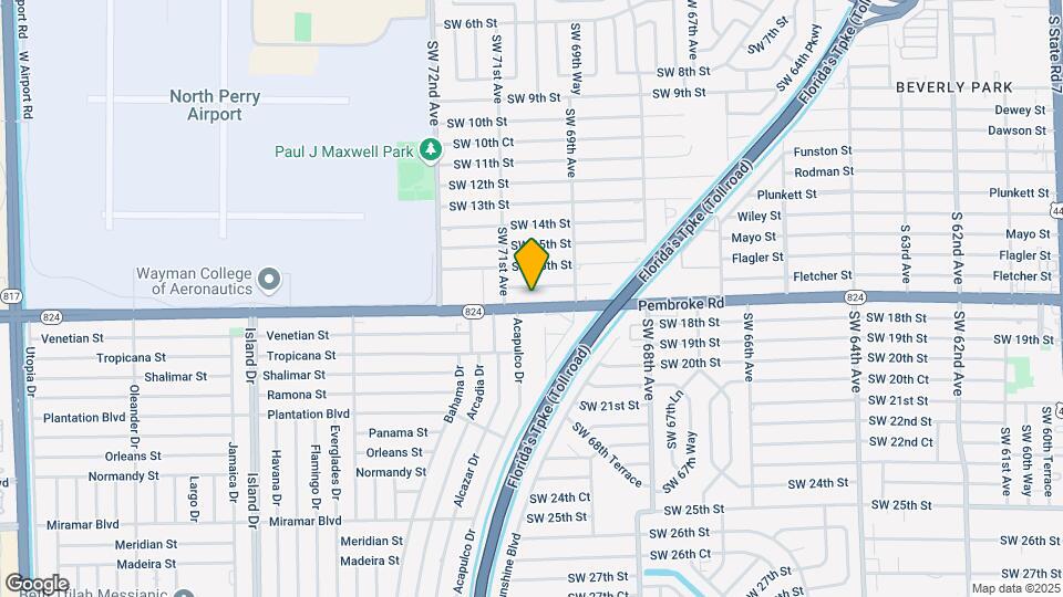 7011 Pembroke Rd Mapa y Detalles de la Ubicación
