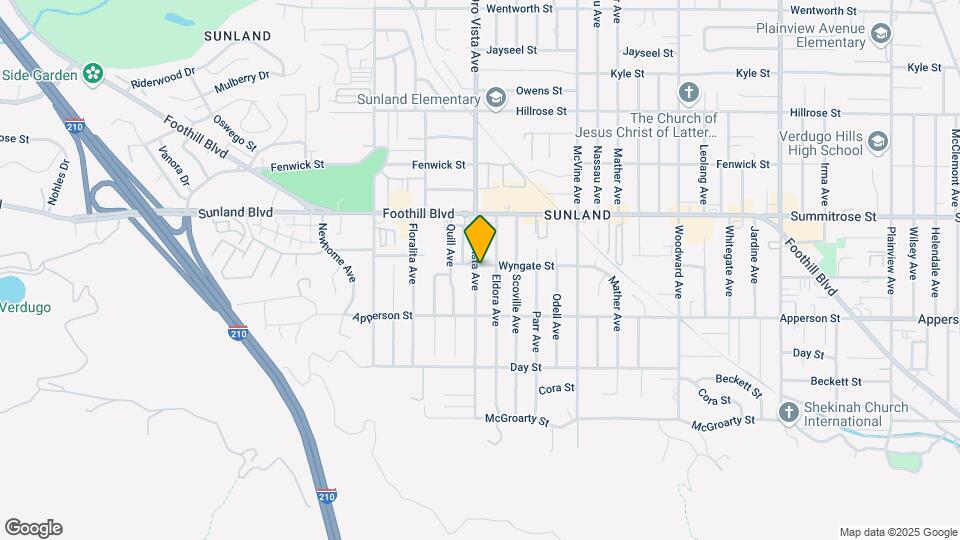 10354 Oro Vista Ave Map and Location Details
