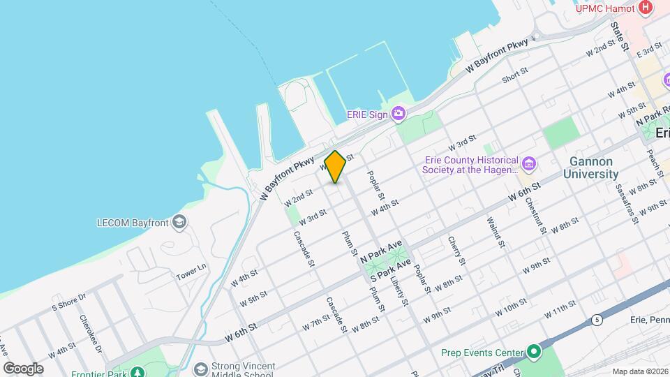 817 W 2nd St Map and Location Details