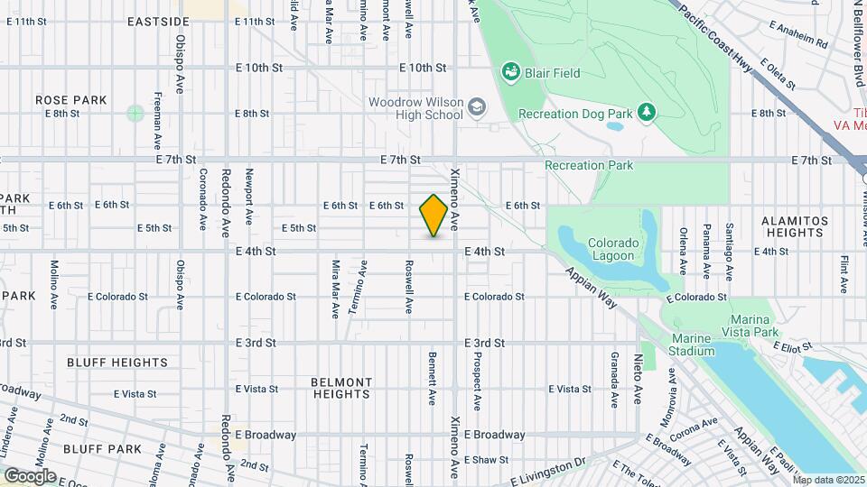 4251 E 4th St Mapa y Detalles de la Ubicación