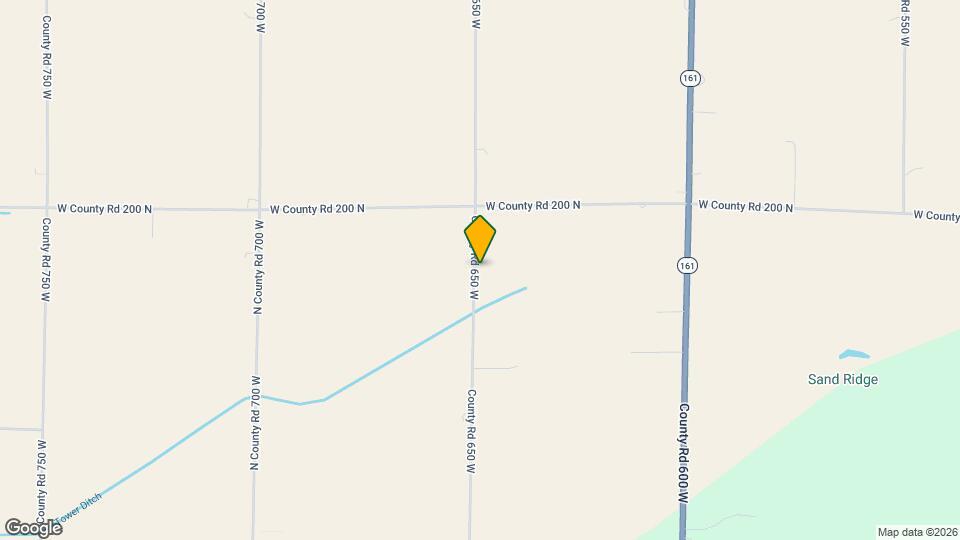 1843 County Rd 650 W Map and Location Details