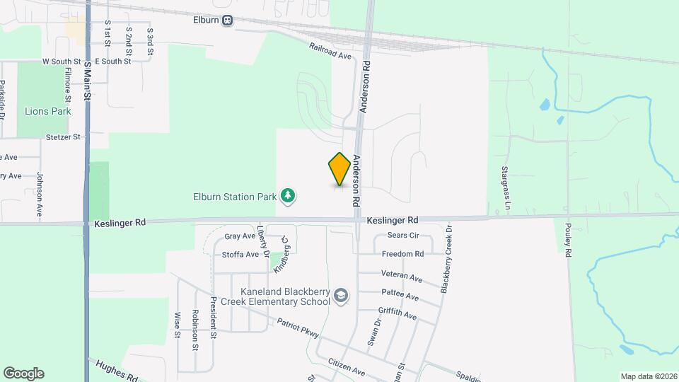 Elburn Station Map and Location Details