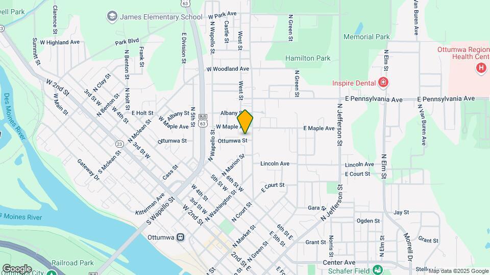 107 Ottumwa St, Unit 107.5 Mapa y Detalles de la Ubicación