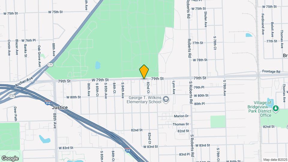 8241 W 79th St Map and Location Details