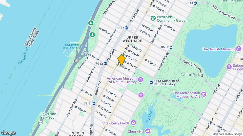 150 W 80th St Mapa y Detalles de la Ubicación