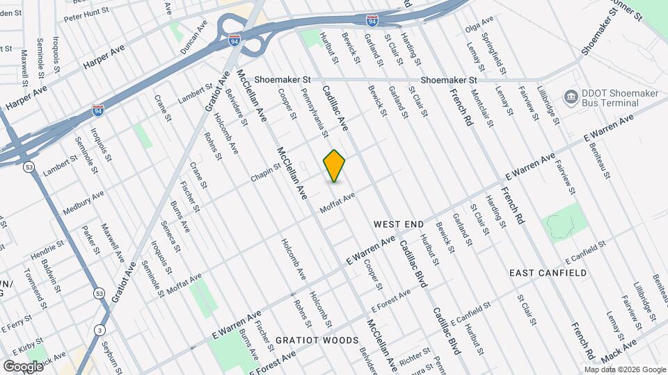 5342 Cooper St Map and Location Details