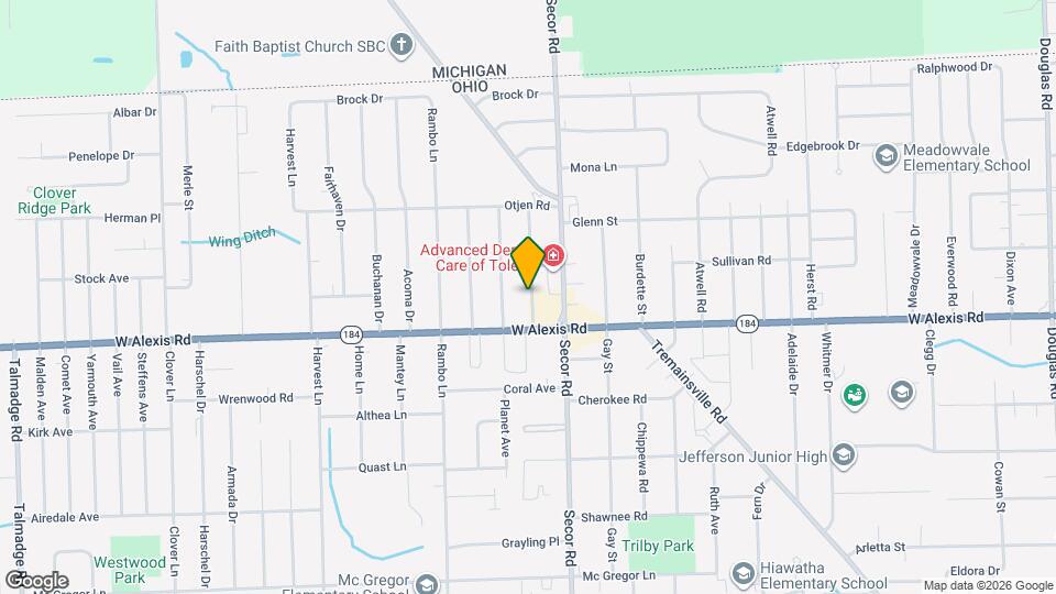 5831 Gany Mede Dr Map and Location Details
