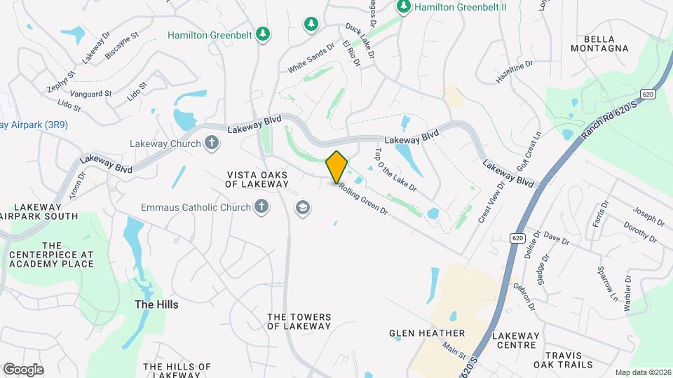 611 Rolling Green Dr Map and Location Details