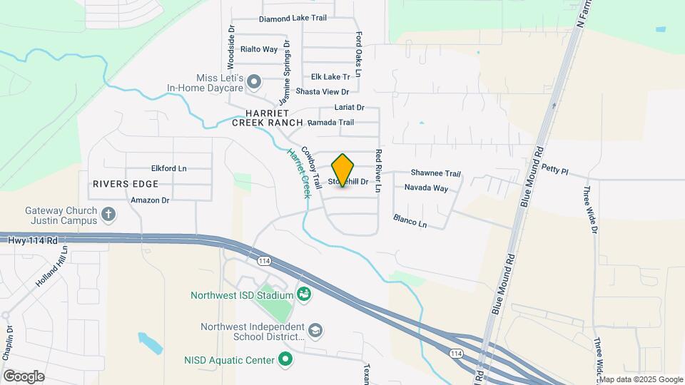 1921 Caddo Springs Dr Map and Location Details