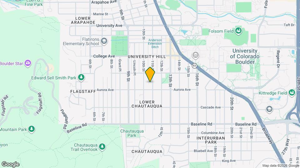 929 11th St, Unit 3 Map and Location Details