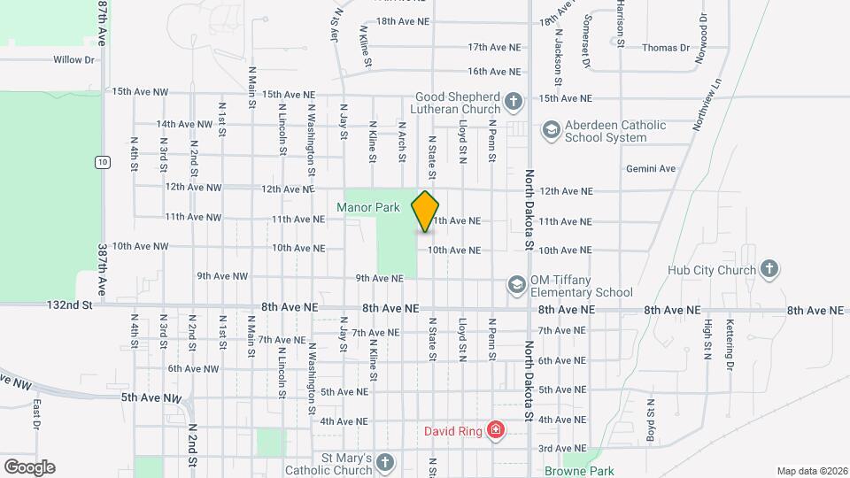 1005 N State St Map and Location Details