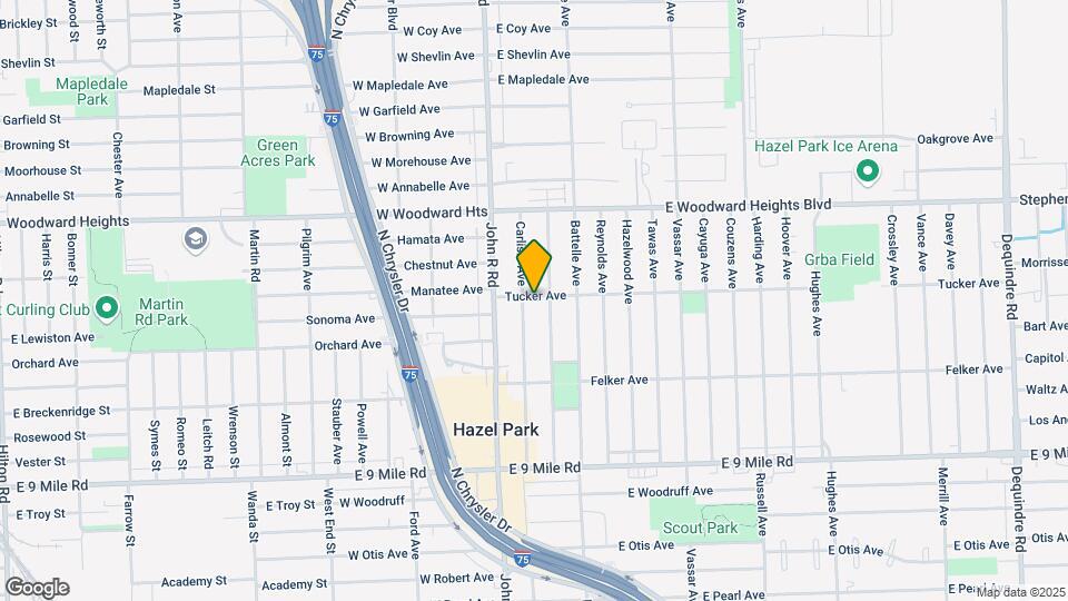 23462 Carlisle Ave Map and Location Details