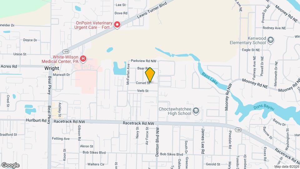 426 Corvet St Map and Location Details