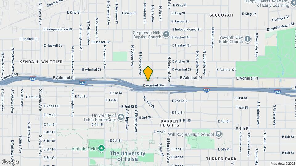 3141 E Admiral Blvd Mapa y Detalles de la Ubicación