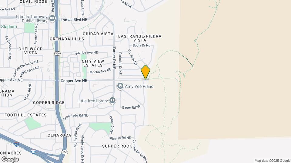 744 Supper Rock Dr NE Map and Location Details