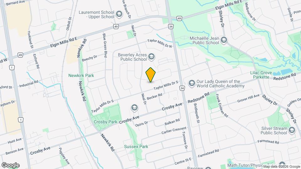 382 Lynett Crescent Map and Location Details