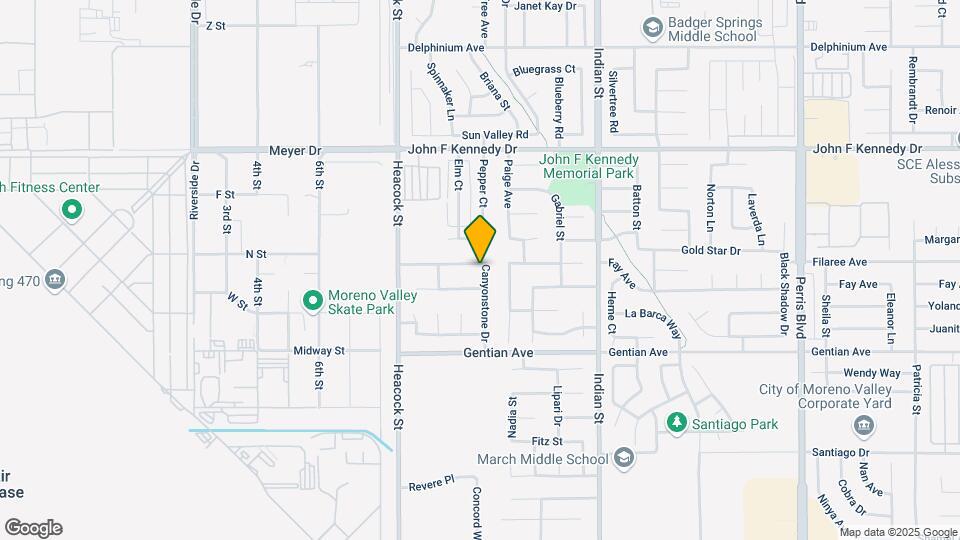 15279 Canyonstone Dr Map and Location Details