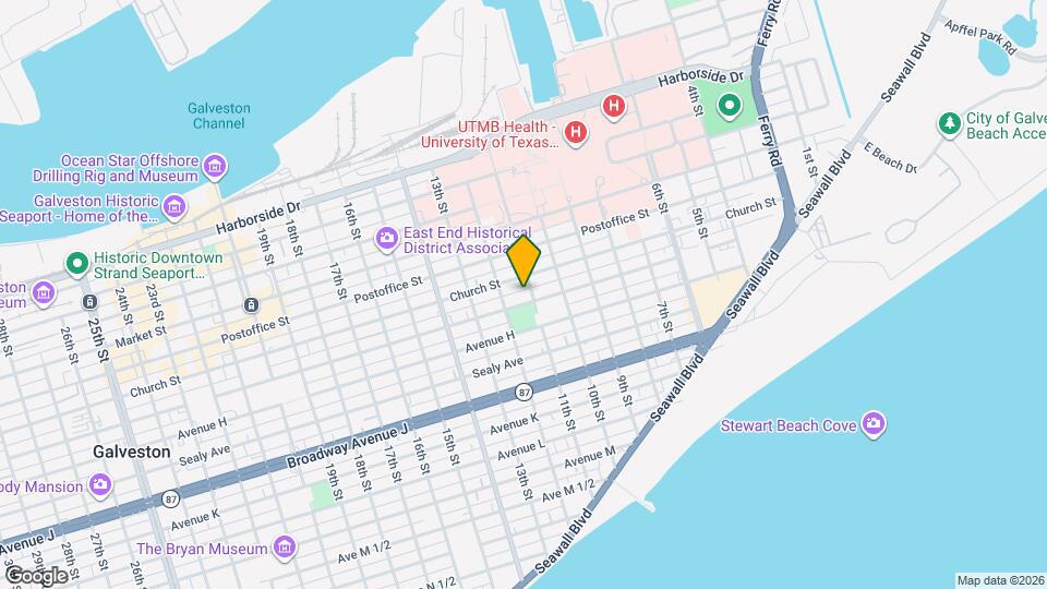 1106 Winnie St Map and Location Details