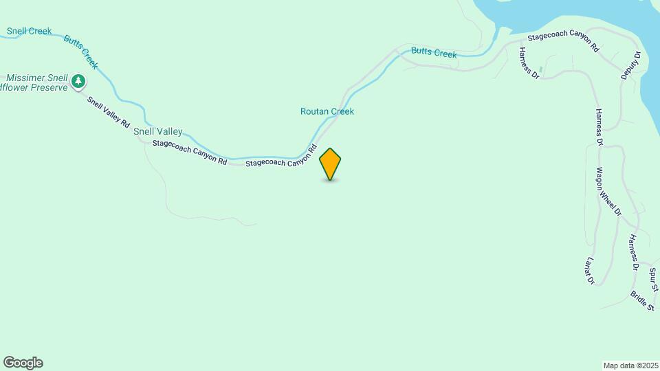 2077 Stagecoach Canyon Rd Map and Location Details