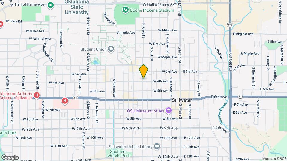 323 S West St Map and Location Details