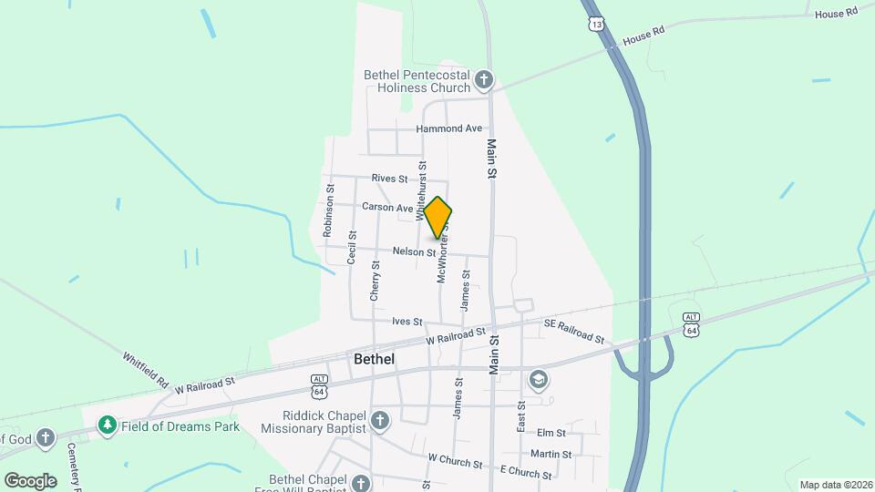 3885 McWhorter St Map and Location Details