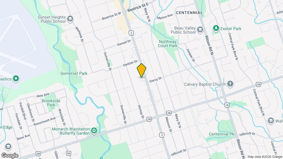 820 Simcoe St N Map and Location Details