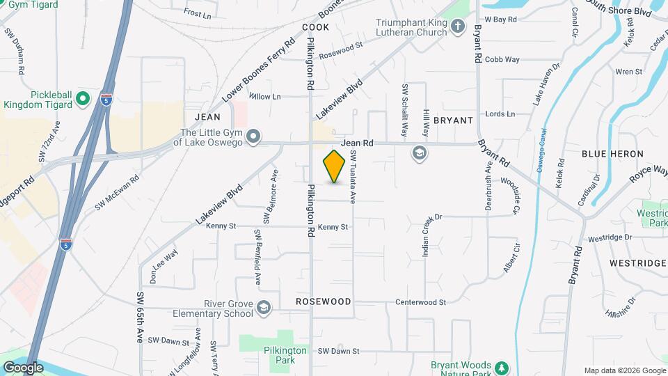 18019 SW Tualata Ave Map and Location Details