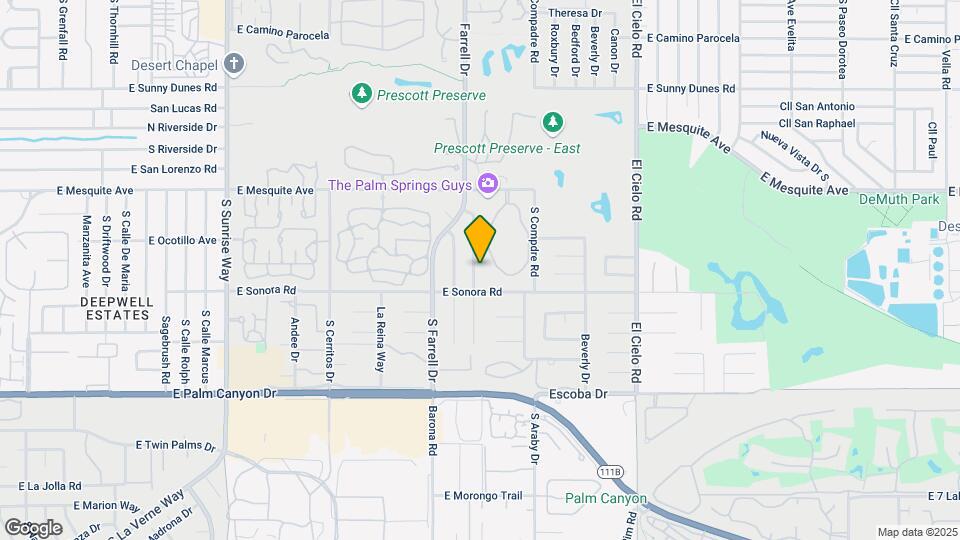 1334 S San Joaquin Dr Map and Location Details