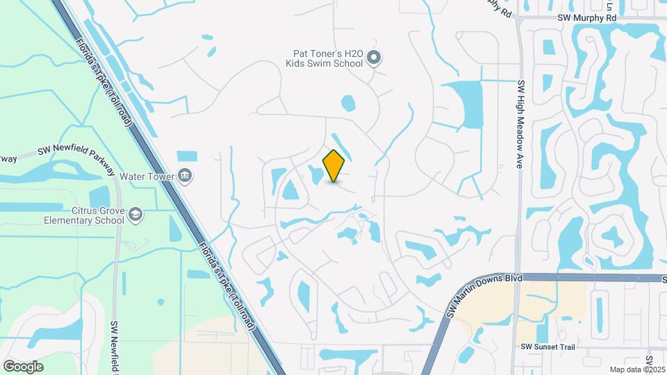 2284 SW Spoonbill Dr Map and Location Details