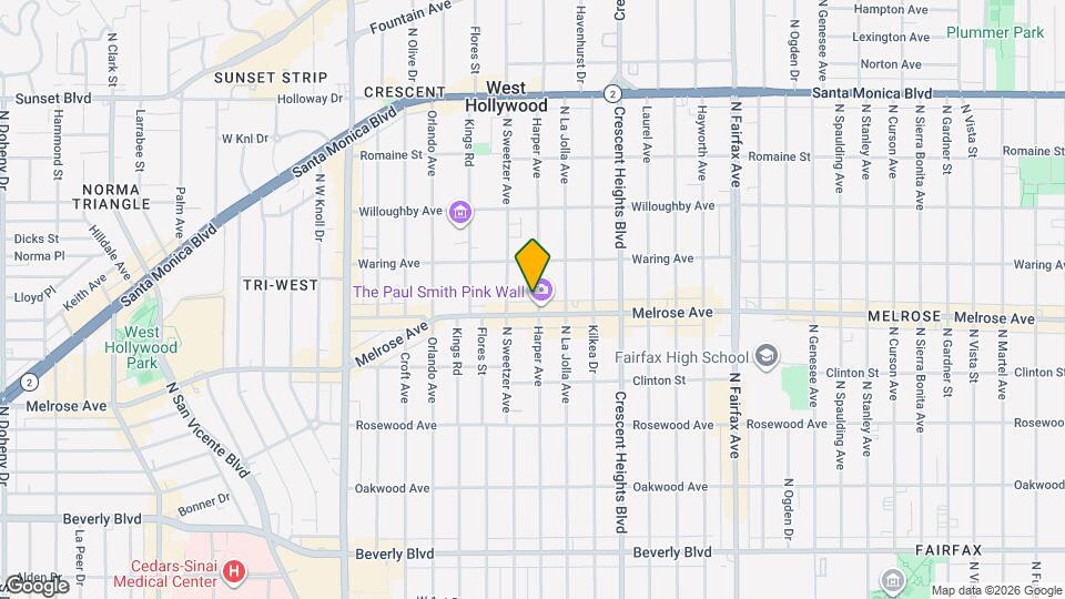 715 N Harper Ave Map and Location Details