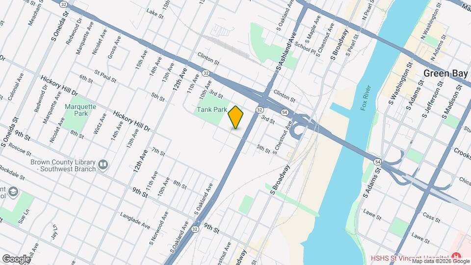 841 S Oakland Ave Map and Location Details