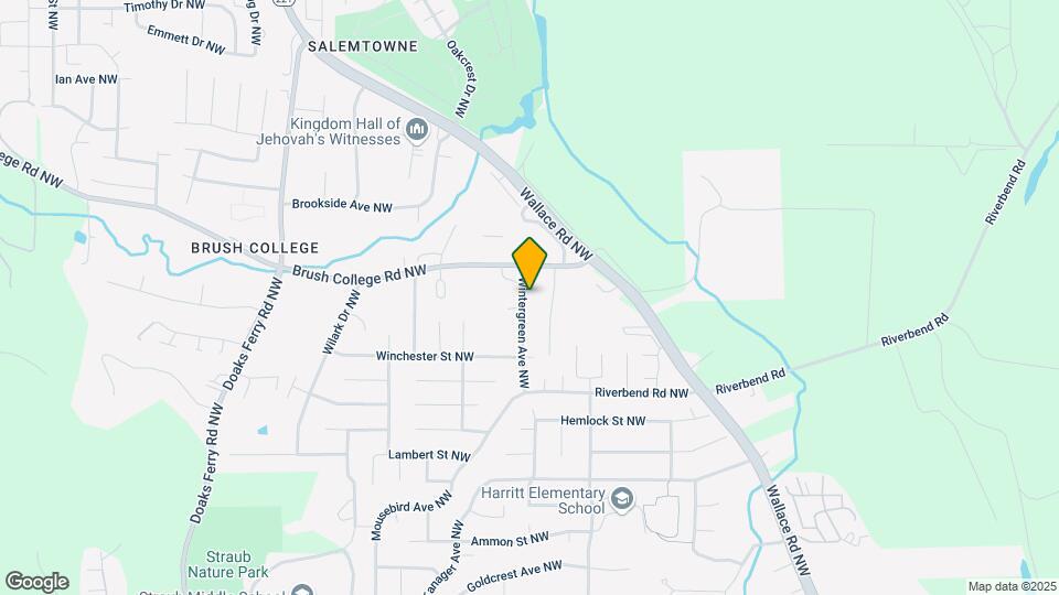 2528 Wintergreen Ave NW Map and Location Details