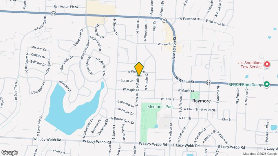 111 N Park Dr Map and Location Details
