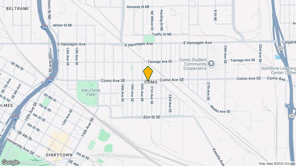 2018 Como Ave SE Map and Location Details