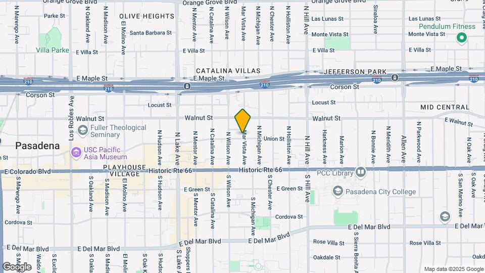 131 N Mar Vista Ave Map and Location Details