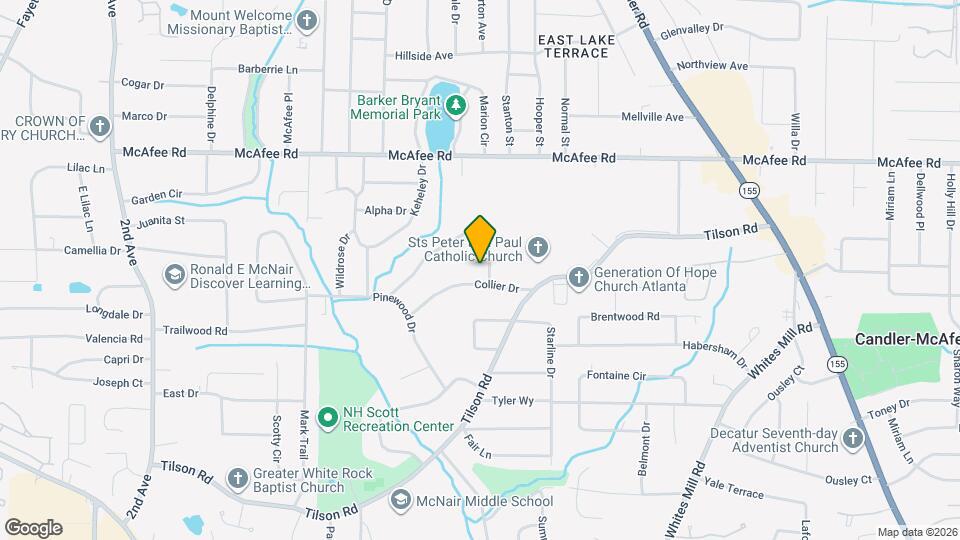 2407 Cresta Dr Map and Location Details