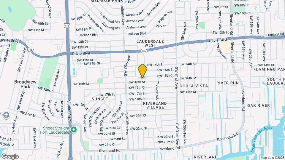 3381 SW 16th St Map and Location Details
