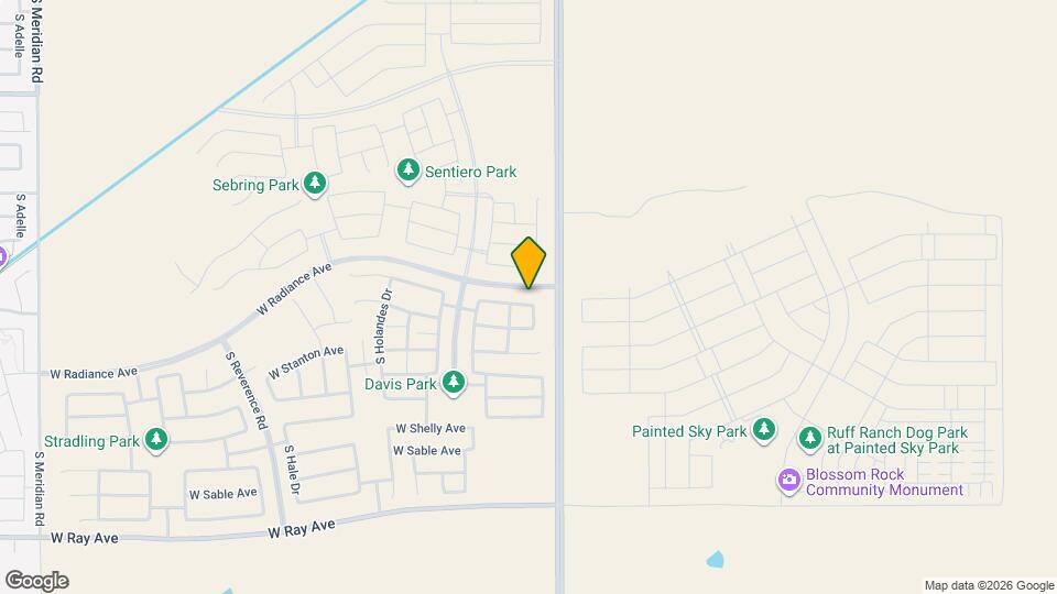 1714 W Starfire Ave Map and Location Details