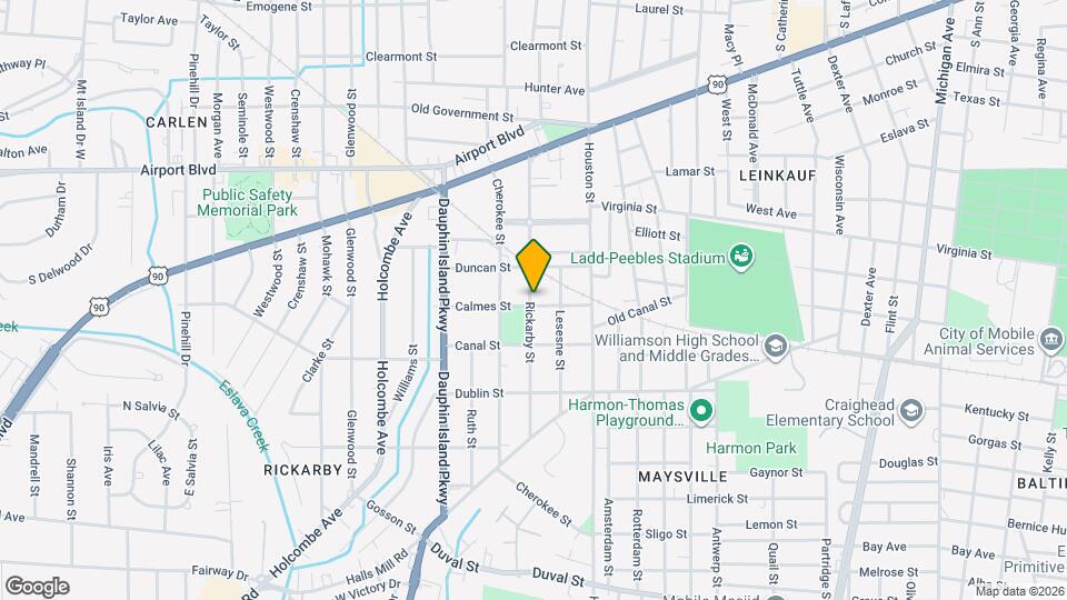 1860 Calmes St Map and Location Details