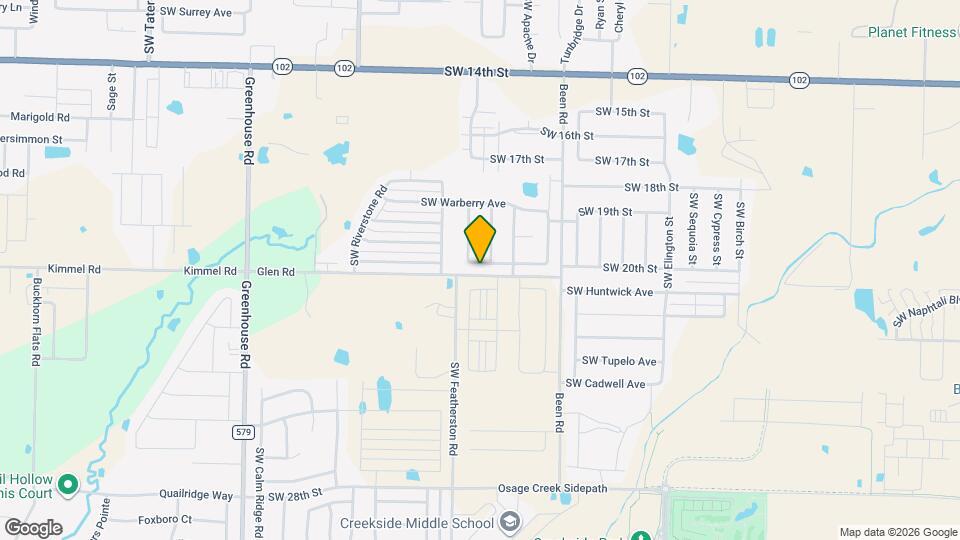 2903 SW Tanglewood Ave Map and Location Details