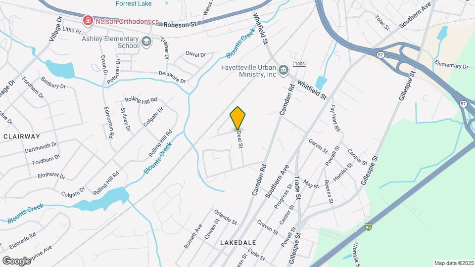 405 Holman St Map and Location Details